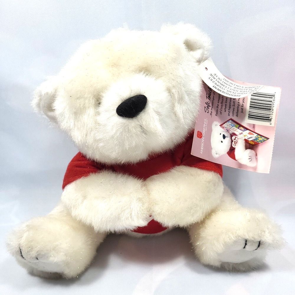 Plush American Greetings Card Holder Teddy Bear 7 Inch Plush Stuffed Animal Toy
